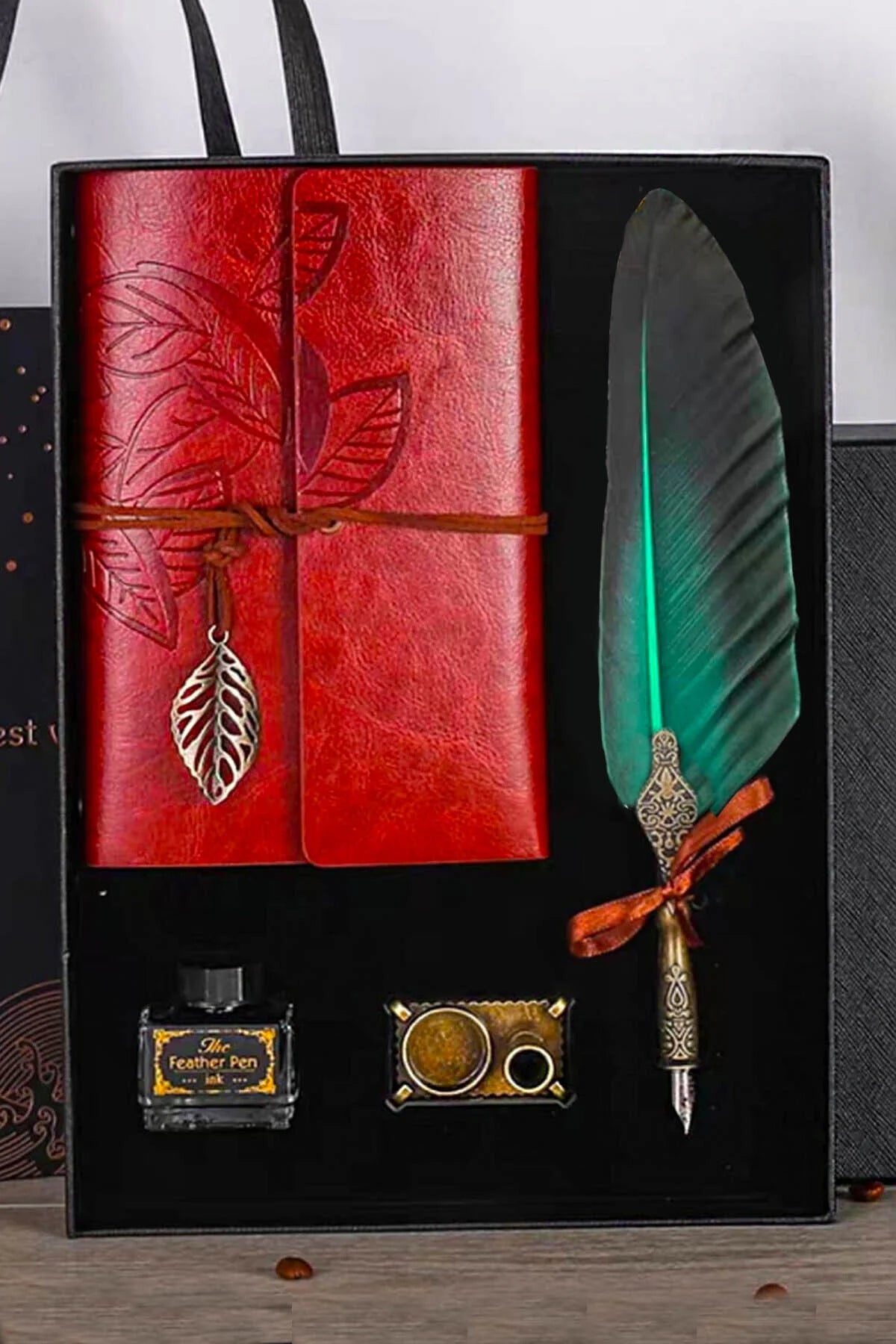 Forest Whisper: Phoenix Feather Writing Set