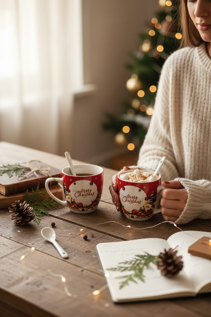 Winter Love: Christmas Sharing Mugs