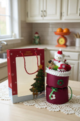 Милый рождественский букет в пакетике