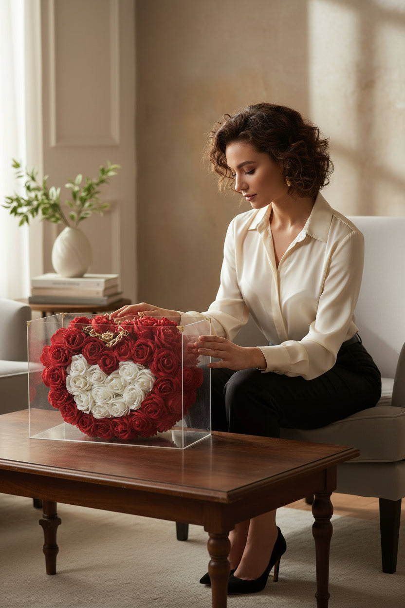 Royal Amour – Çanta Tasarımlı Gül Aranjmanı