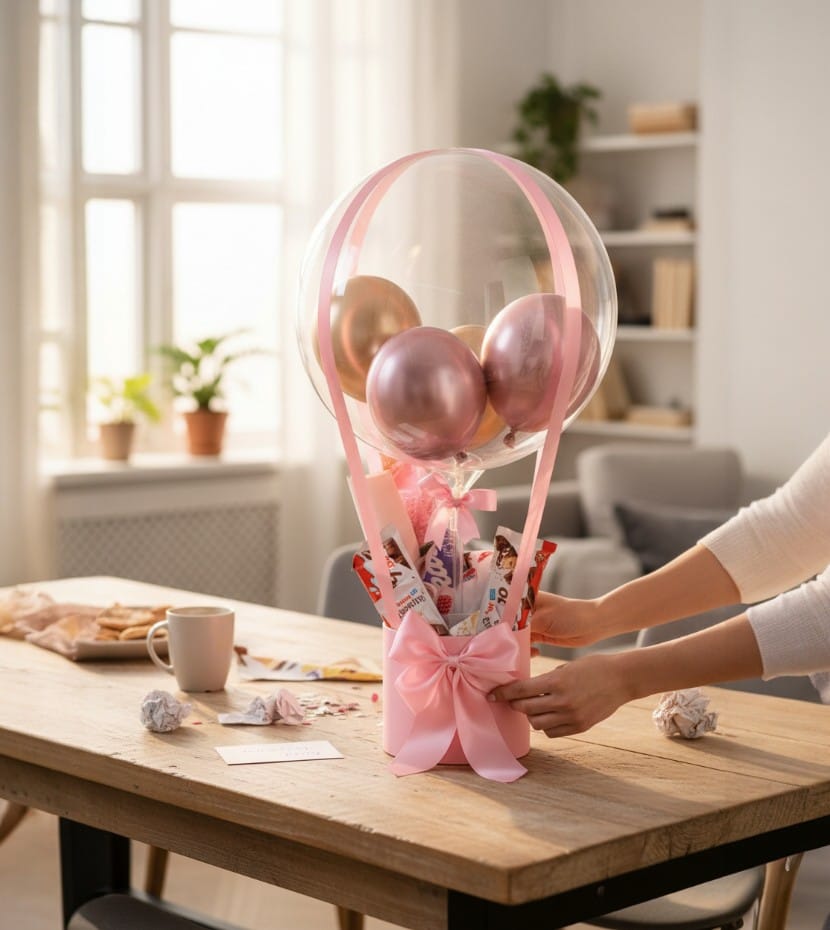 Luniva Pembe Balon Sürprizi