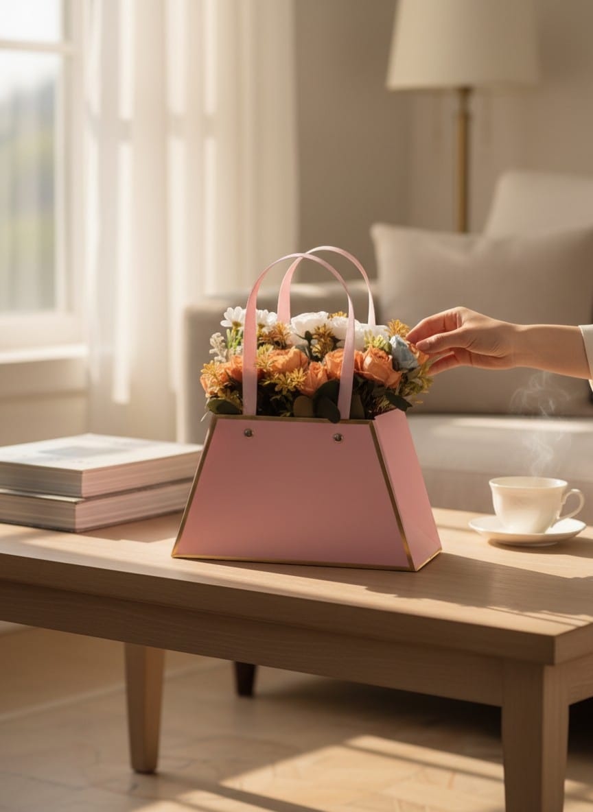 lunivalove Zarif Çantada Çiçek Bahçesi