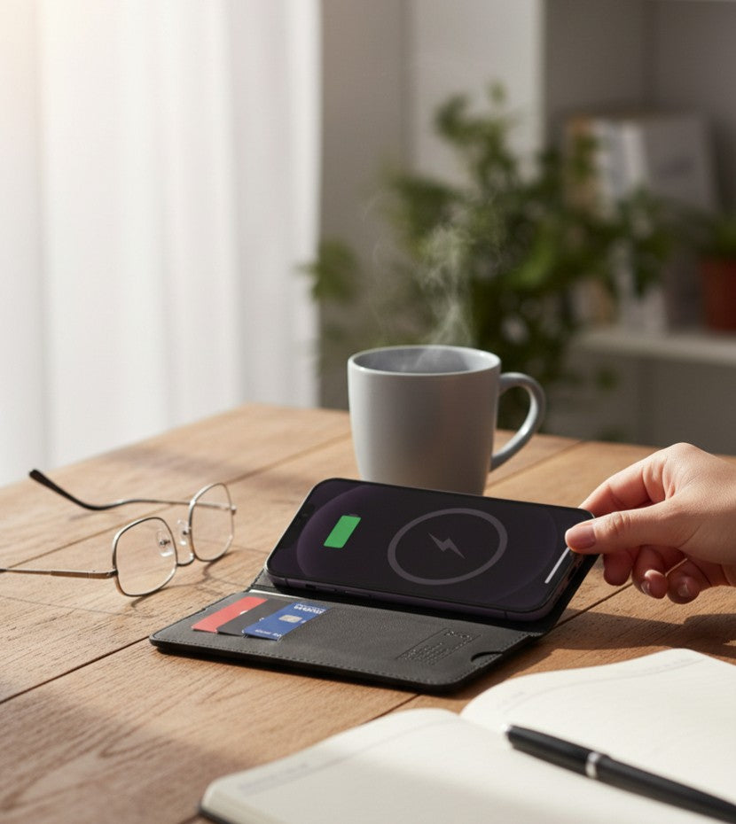 Беспроводной кошелек Powerbank 5000 мАч